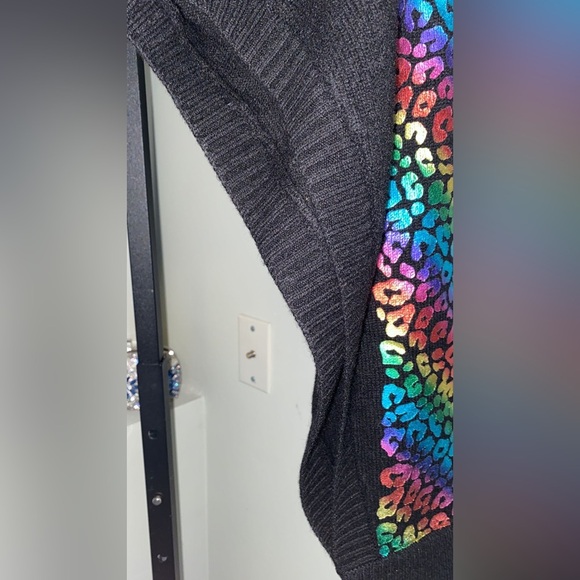 THREADS OF PRVLG
Black Leopard-print Cashmere Jumper - Picture 8 of 13